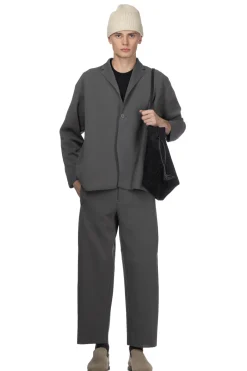 Online CFCL Milan Rib Curved Pants - Iron Grey