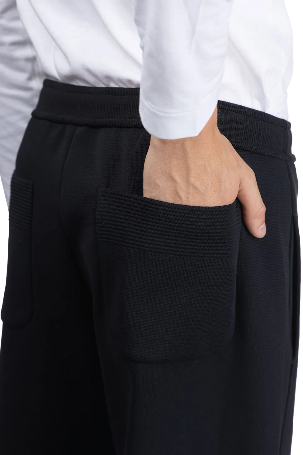 Hot CFCL Milan Rib Curved Pants - Black