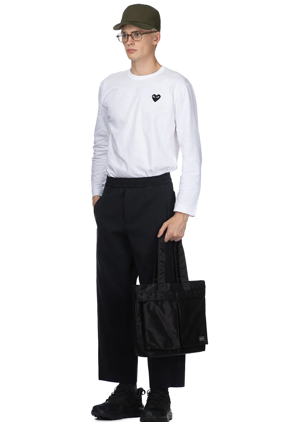 Hot CFCL Milan Rib Curved Pants - Black