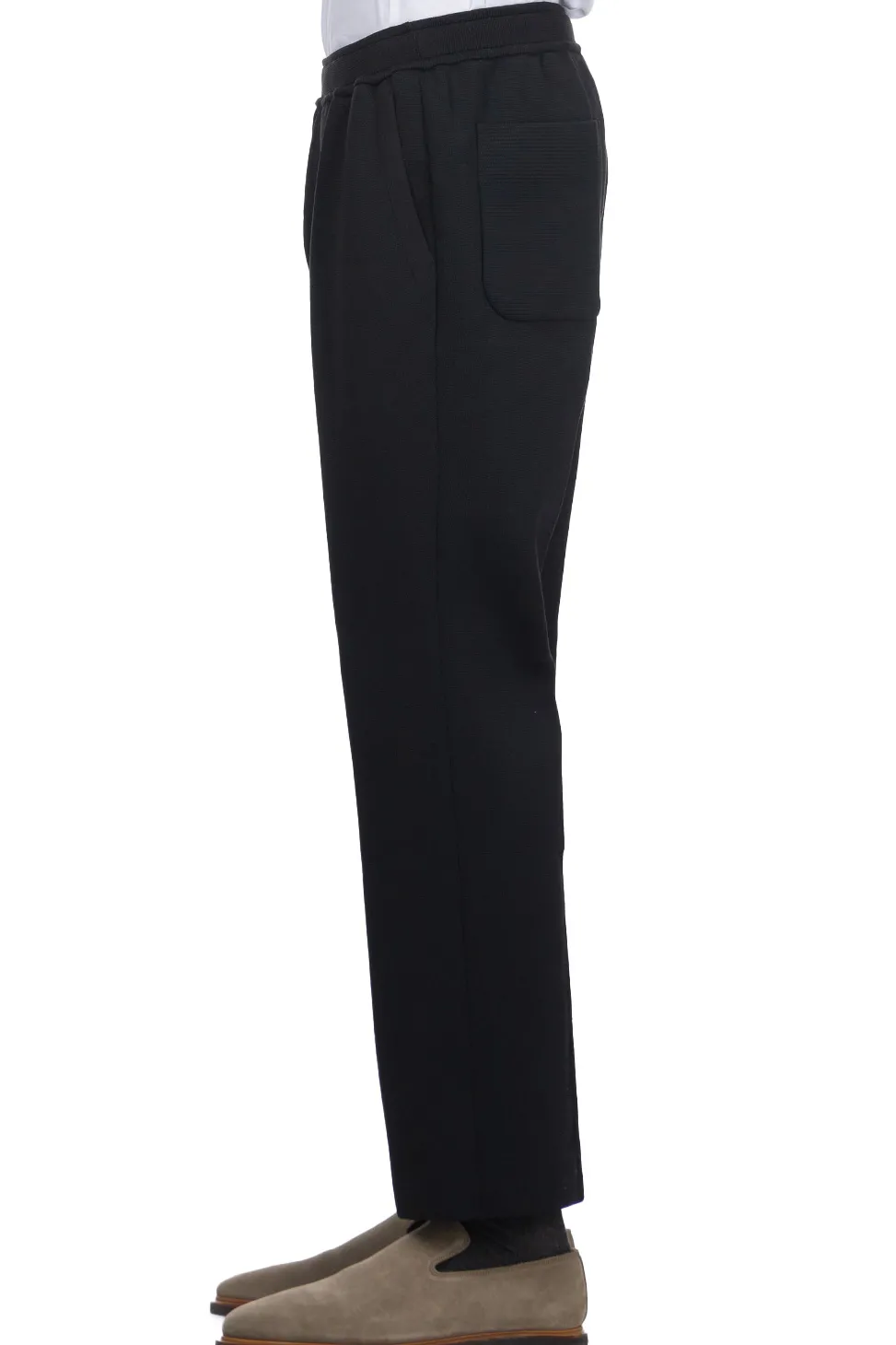 New CFCL Milan Rib Straight Pants - Black