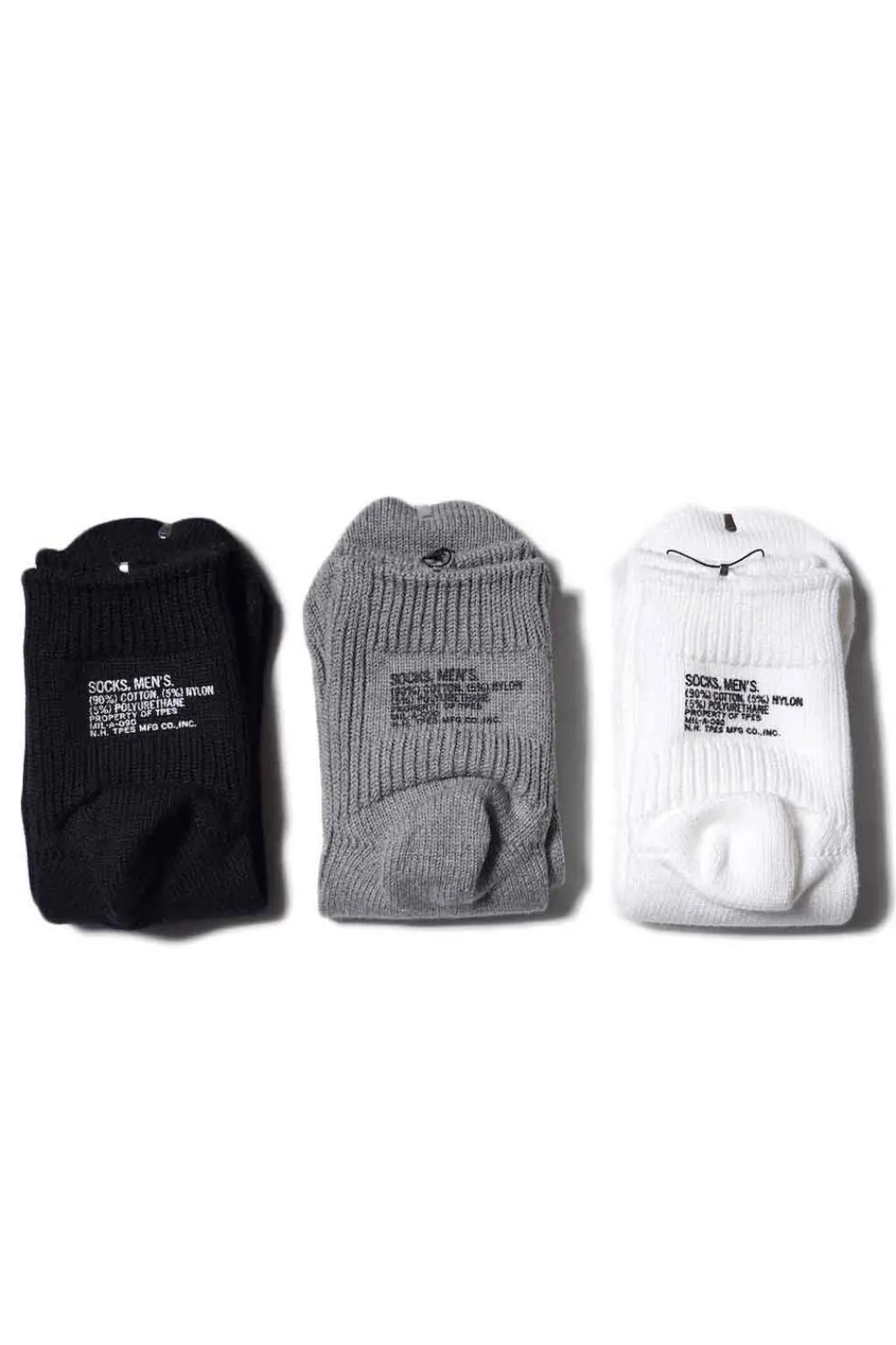 Best N. Hoolywood Military Lo-cut Socks in 3 Color Choices
