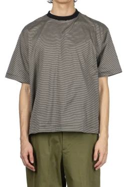 New Manual Alphabet Mini Border Wide Tee - Black