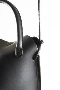 Discount MARROW LEATHER Mini Twist - Black