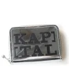 Fashion Kapital Mirror Leather THUMBS-UP Mini Wallet - Black
