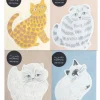 Clearance Mino Washi Miyuki Matsubara Cat Greeting Cards 4 Choices