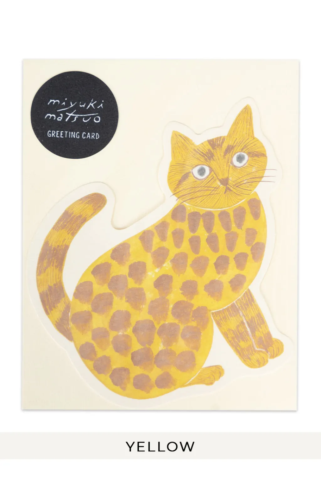 Clearance Mino Washi Miyuki Matsubara Cat Greeting Cards 4 Choices