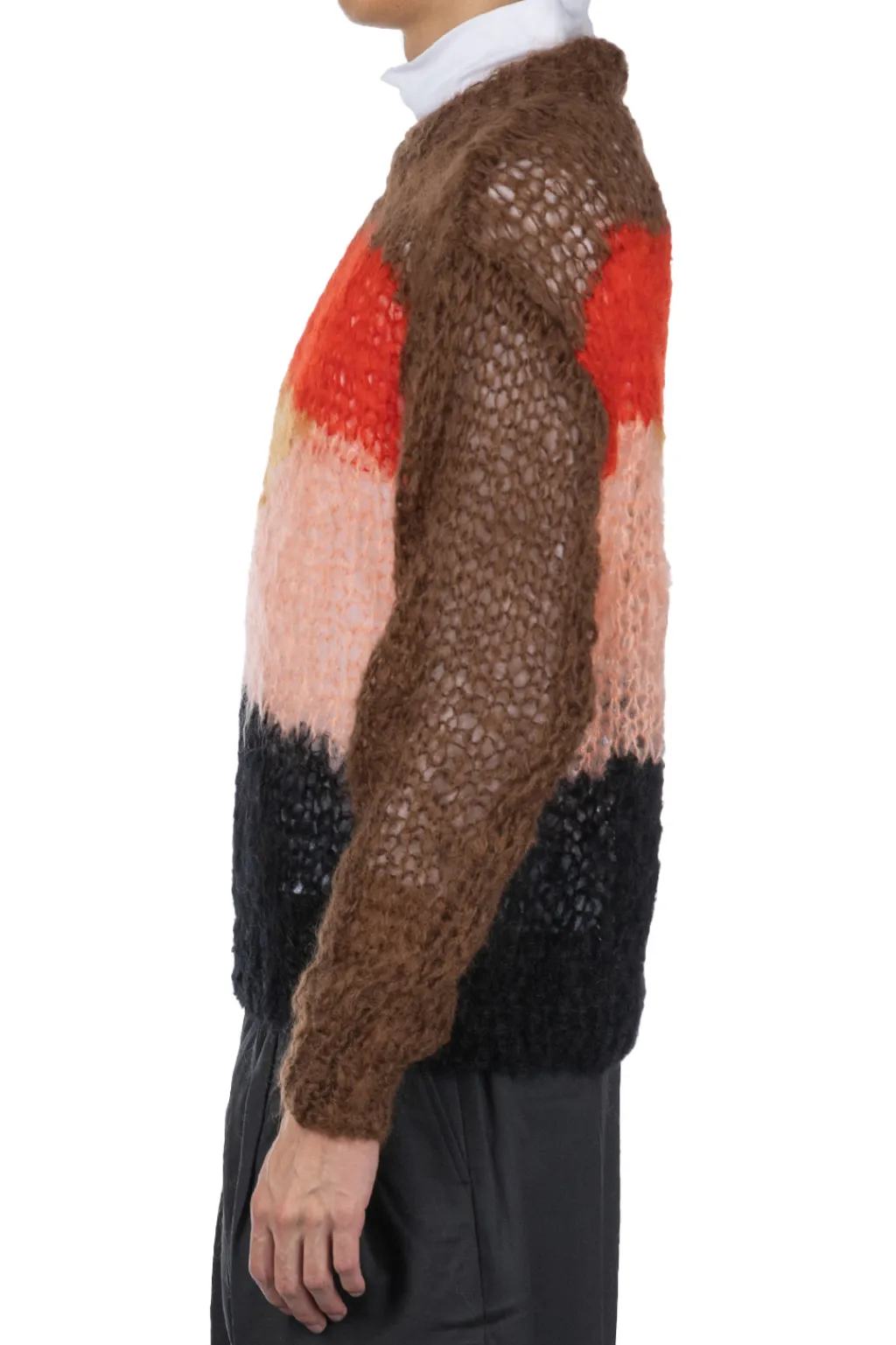 Best UNUSED Mohair and Wool Pullover - Men - Brown Multi