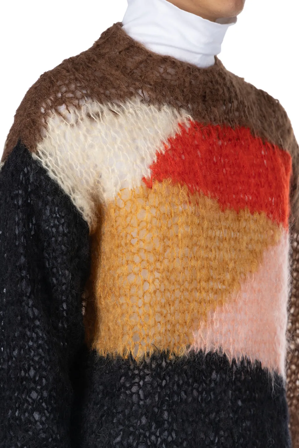 Best UNUSED Mohair and Wool Pullover - Men - Brown Multi