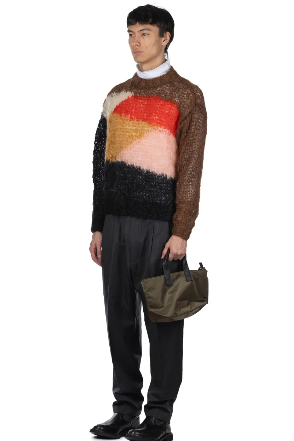 Best UNUSED Mohair and Wool Pullover - Men - Brown Multi