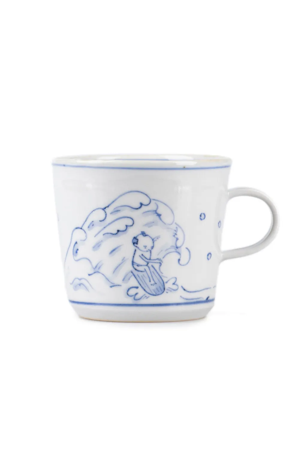 Fashion Motif Ceramic and Art Mug Cup - Surfing