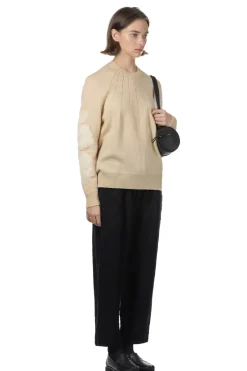 Outlet Comme Des Garcons TAO Multi Fabrics Mix Jersey Flower Pattern Jacquard Knitwear