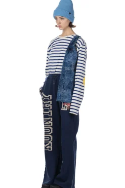 Fashion Kapital 30/-Napped Lining Flare SWT Pants (KOUNTRY) - Navy