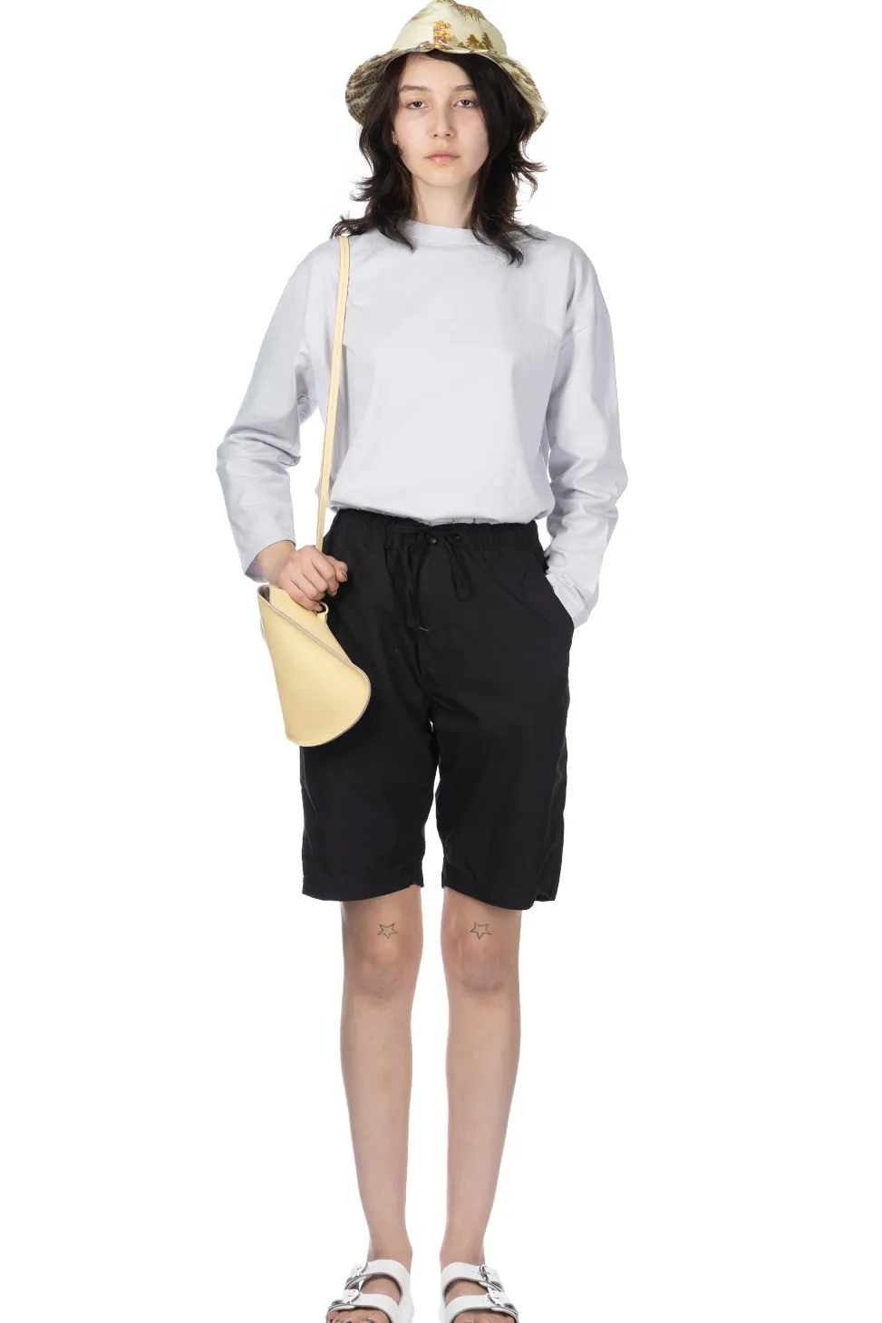 Discount OrSlow New Yorker Shorts Typewriter Cloth - Black