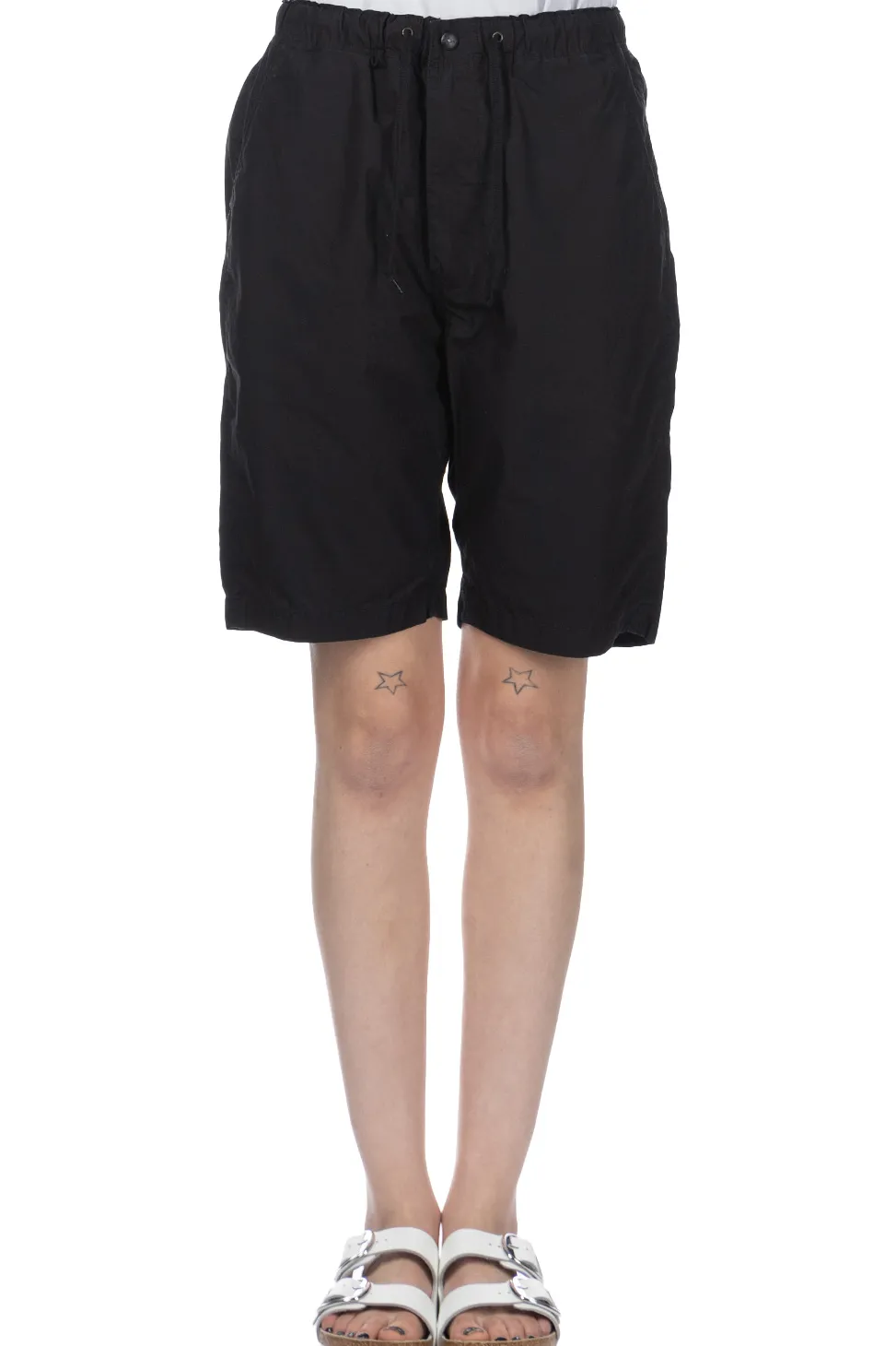 Discount OrSlow New Yorker Shorts Typewriter Cloth - Black