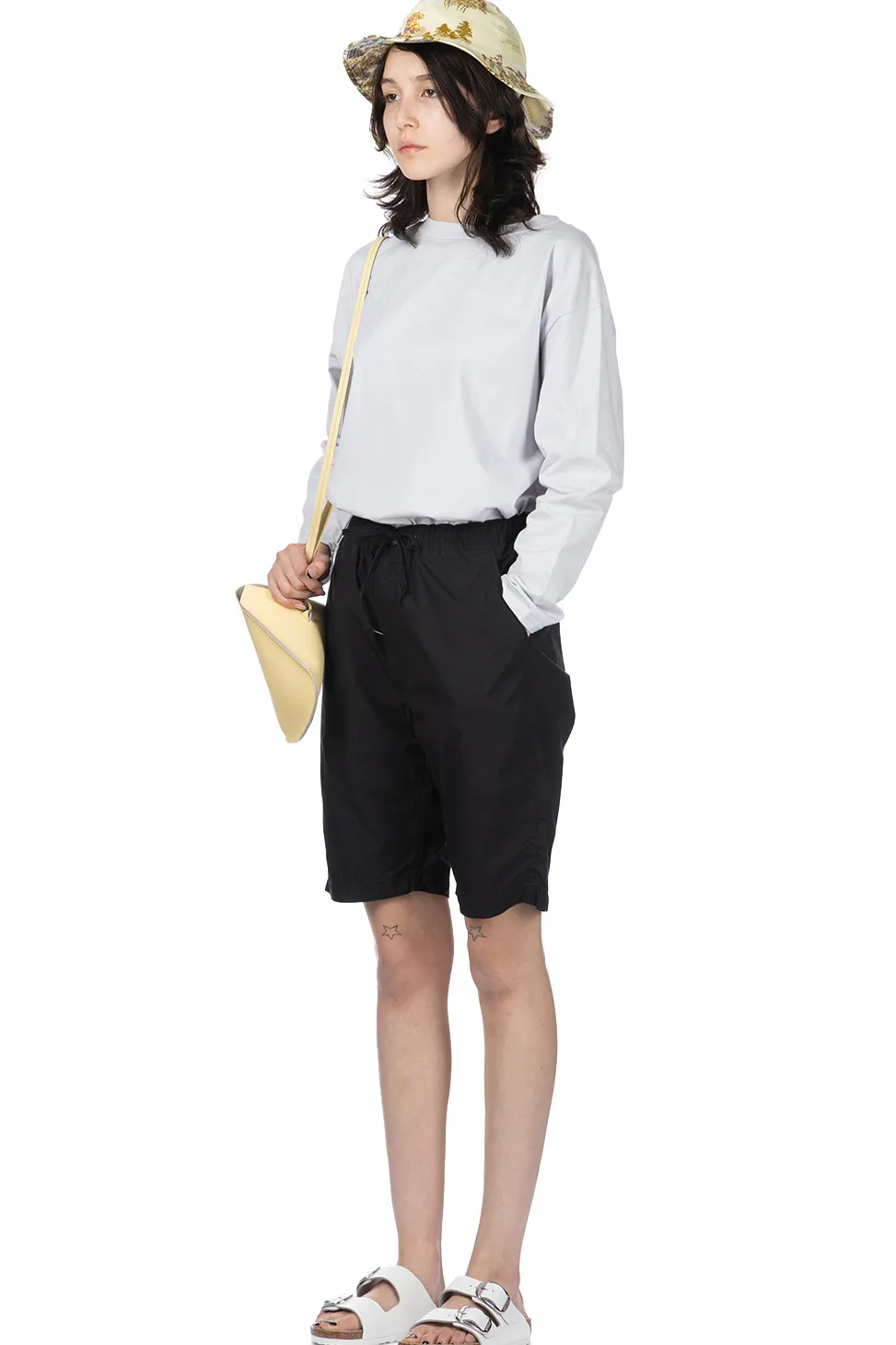 Discount OrSlow New Yorker Shorts Typewriter Cloth - Black