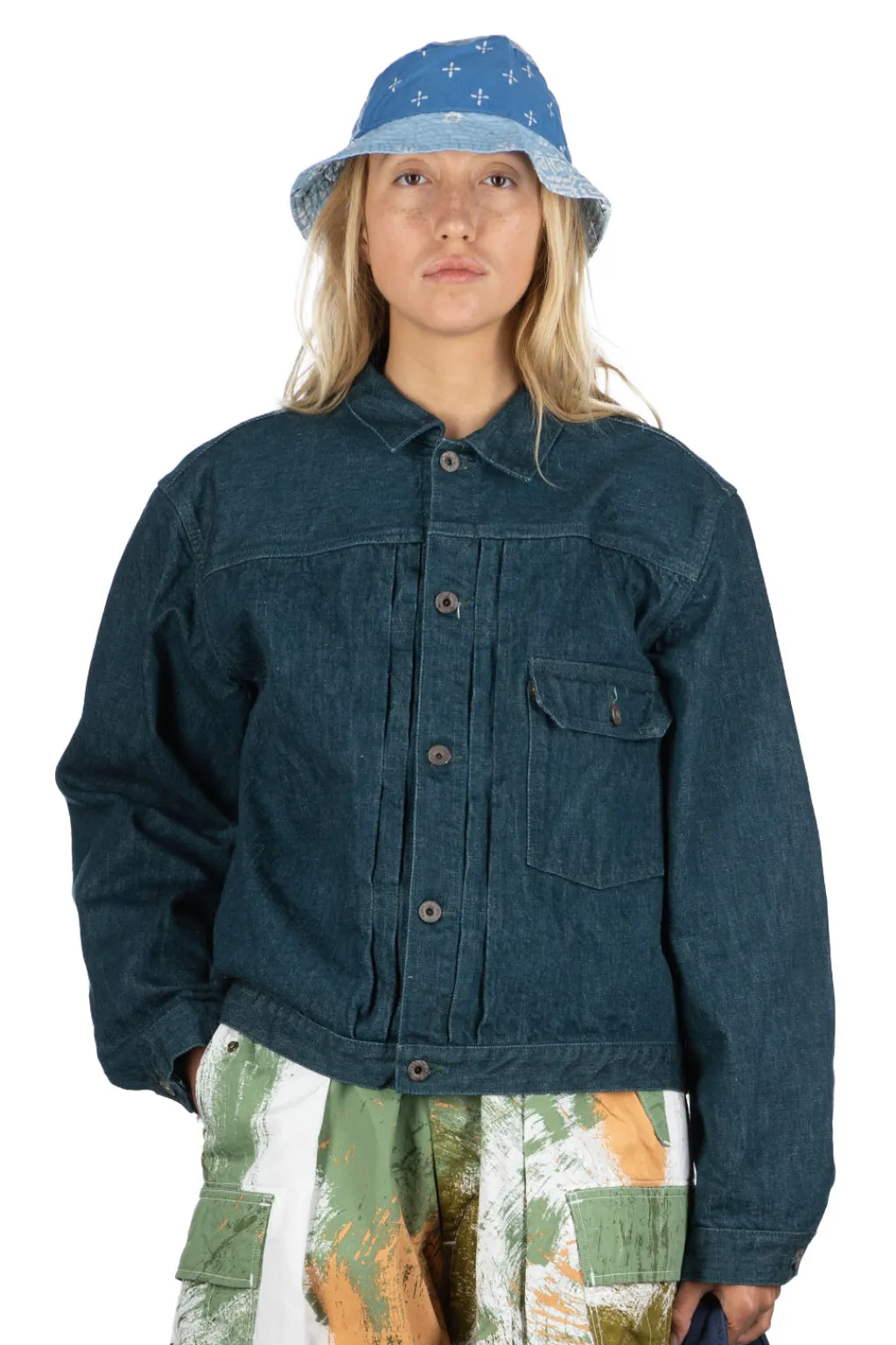 Outlet Kapital No.4 Plant Dyed Denim 1st Jacket