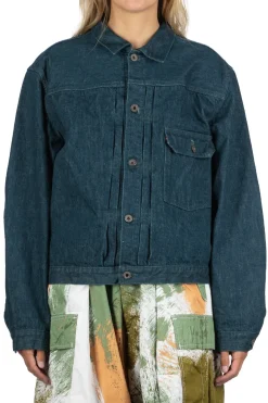 Outlet Kapital No.4 Plant Dyed Denim 1st Jacket