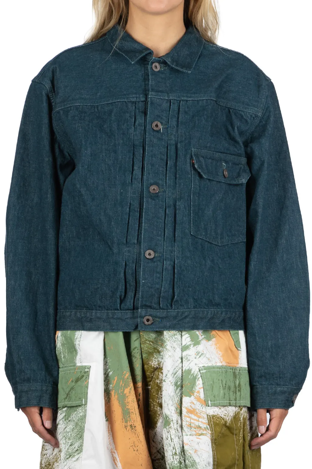 Outlet Kapital No.4 Plant Dyed Denim 1st Jacket