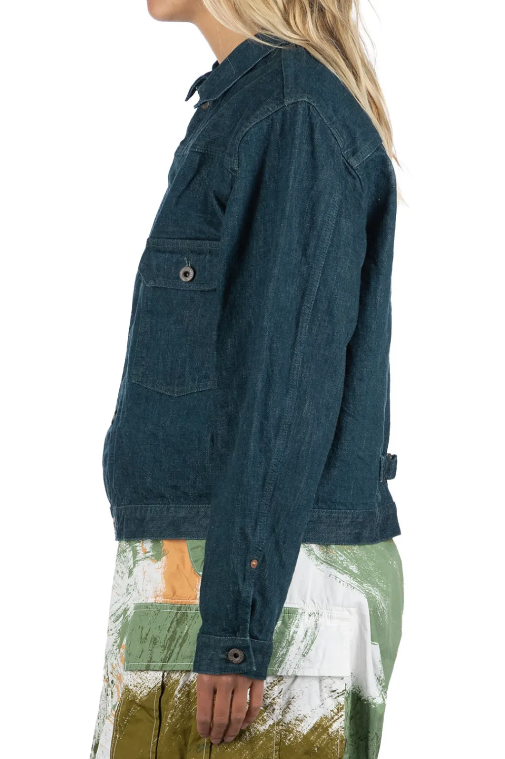 Outlet Kapital No.4 Plant Dyed Denim 1st Jacket