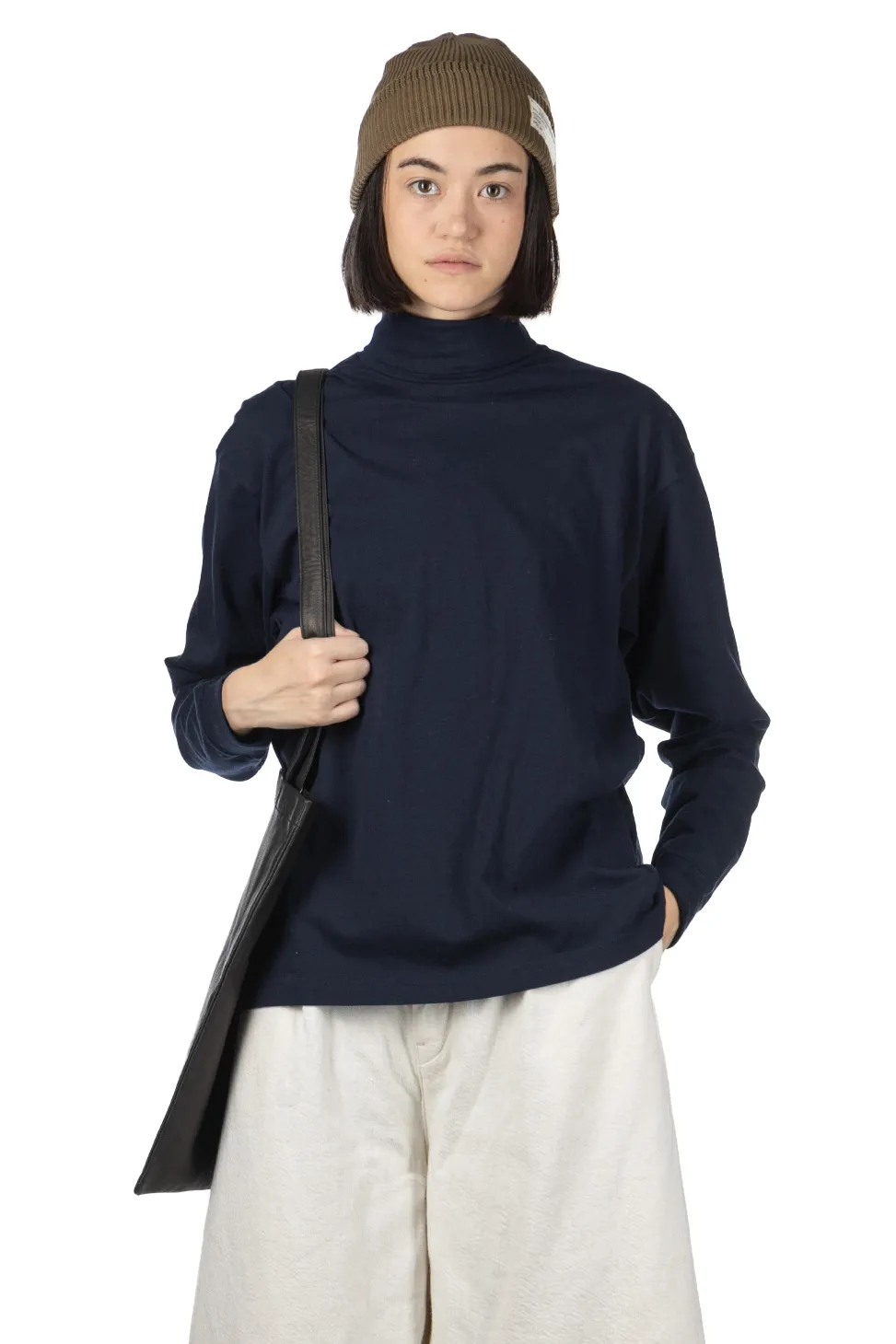 Outlet FilMelange NOEL - Turtleneck LS Tee - Deep Navy