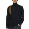 New FilMelange NOEL - Turtleneck LS Tee - Deep Navy