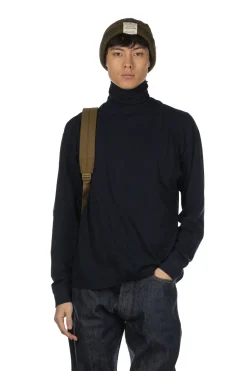 New FilMelange NOEL - Turtleneck LS Tee - Deep Navy