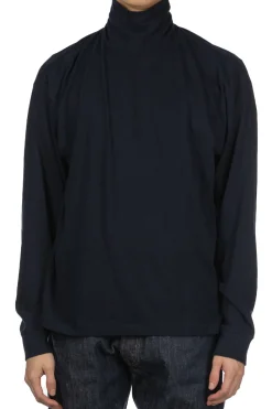 New FilMelange NOEL - Turtleneck LS Tee - Deep Navy