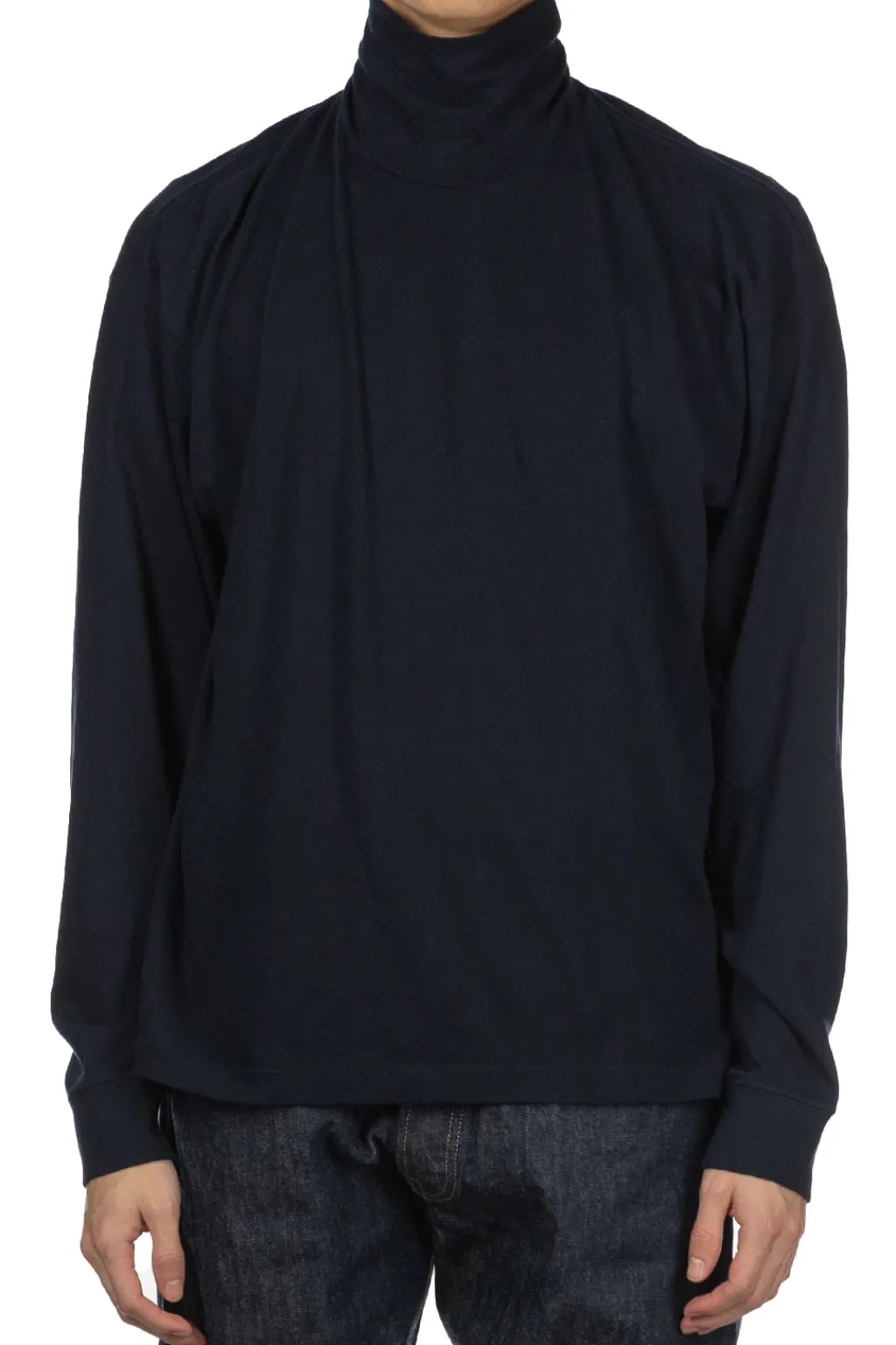 New FilMelange NOEL - Turtleneck LS Tee - Deep Navy