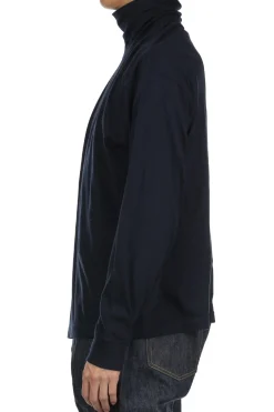 New FilMelange NOEL - Turtleneck LS Tee - Deep Navy