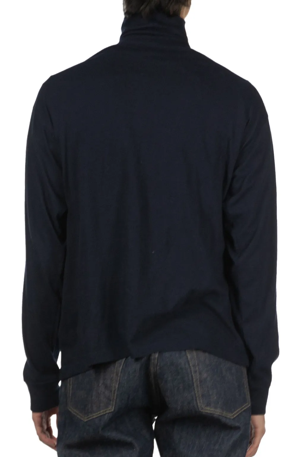 New FilMelange NOEL - Turtleneck LS Tee - Deep Navy