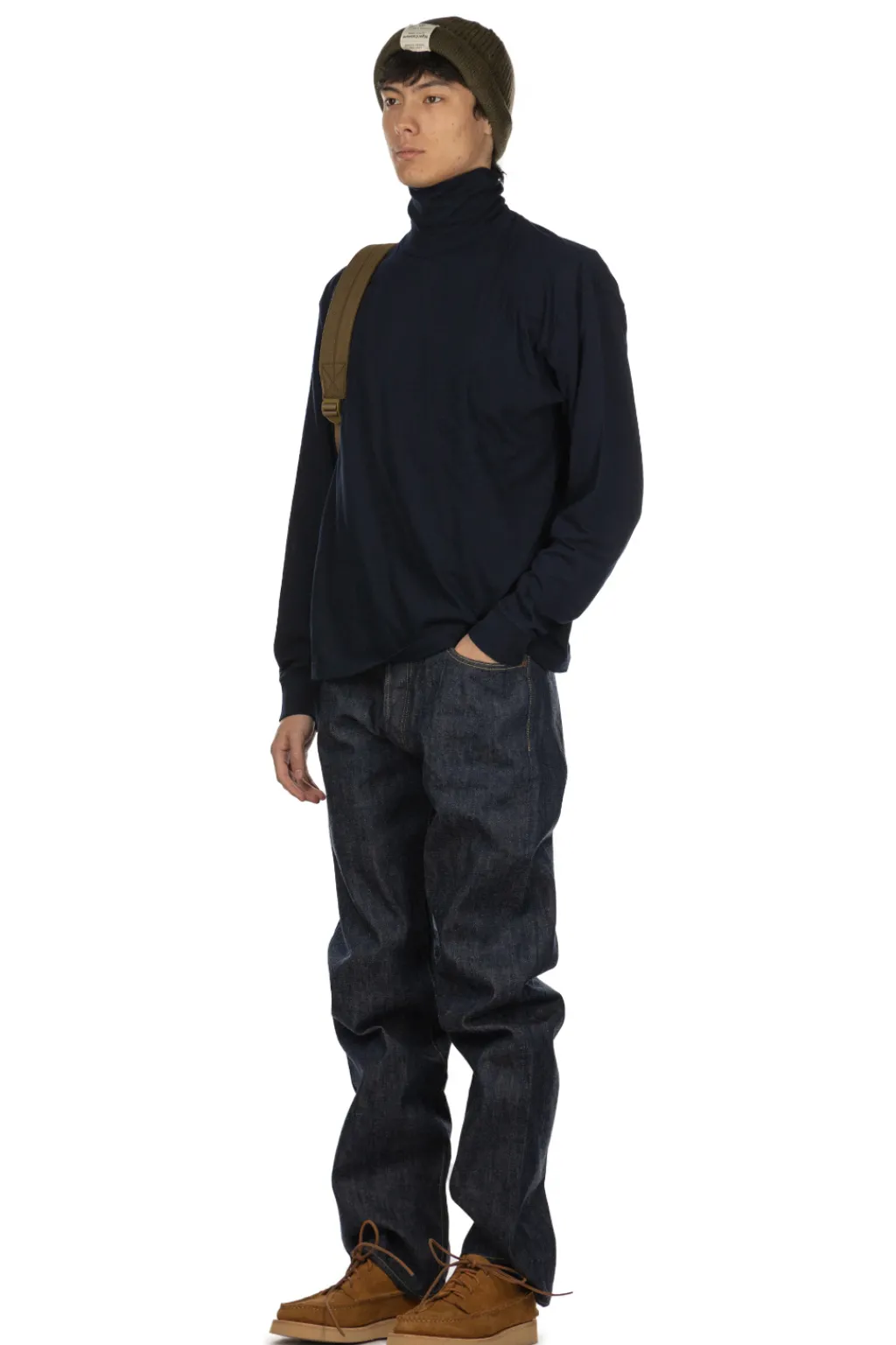 New FilMelange NOEL - Turtleneck LS Tee - Deep Navy