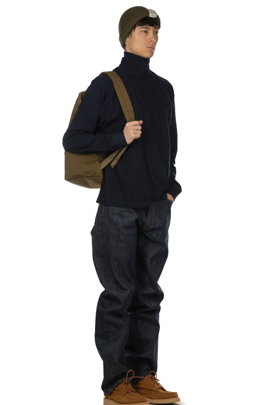 New FilMelange NOEL - Turtleneck LS Tee - Deep Navy