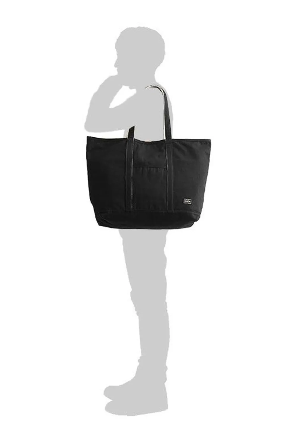 Outlet Porter Yoshida NOIR Tote Bag Large - Black