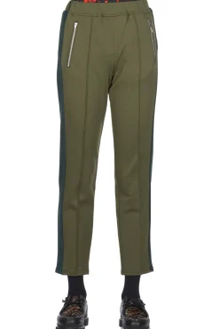Clearance Comme Des Garcons TAO Nylon Poly Double Face Bottom - Khaki x Green