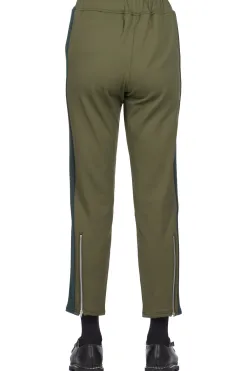 Clearance Comme Des Garcons TAO Nylon Poly Double Face Bottom - Khaki x Green