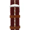 Hot KUOE Watch Nylon Strap - Red x Beige