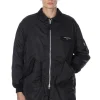Fashion Comme Des Garcons Homme Nylon Twill Long Coat - Black