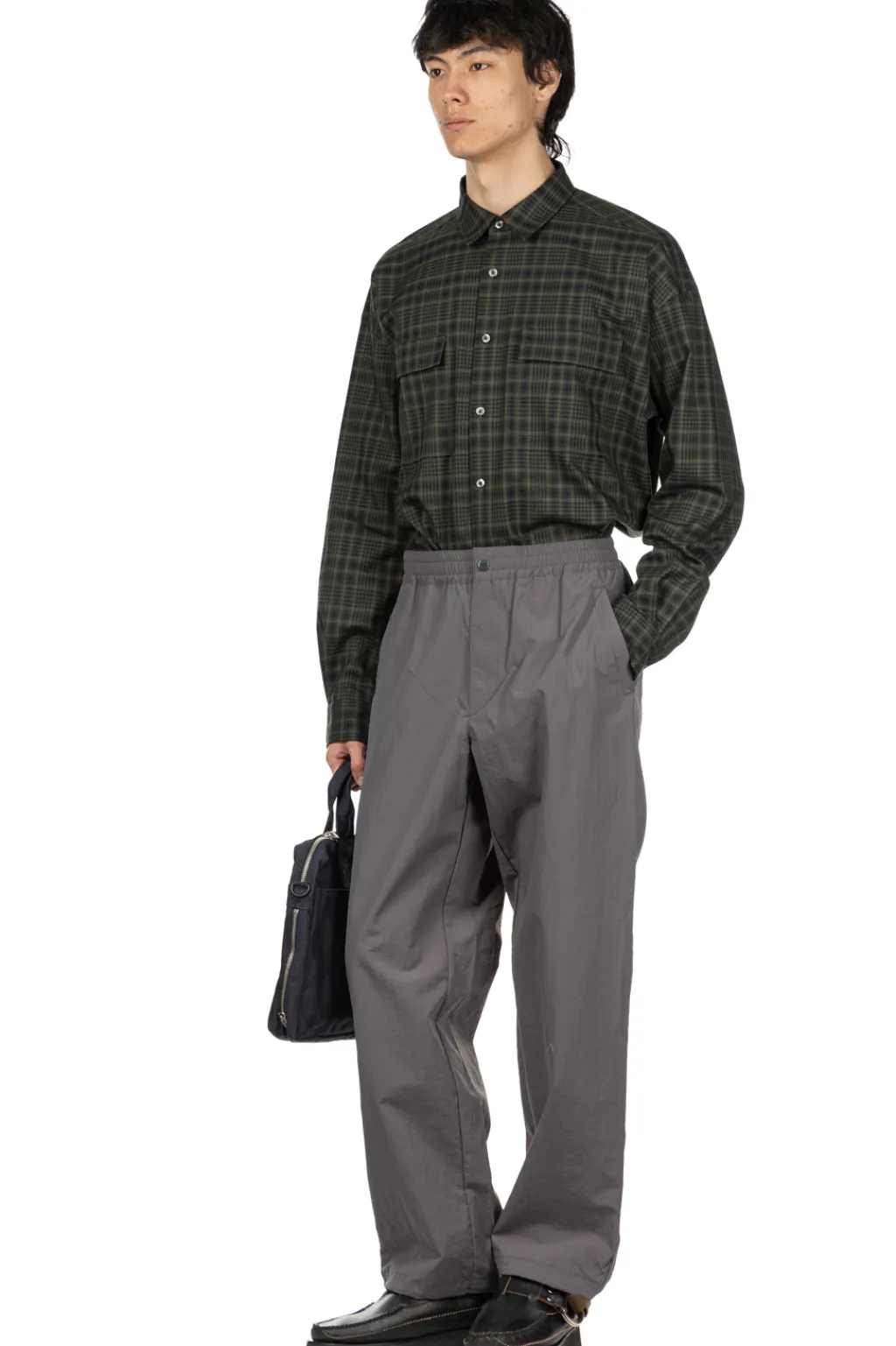 Clearance SOFTHYPHEN Nylon Wide Easy Pants