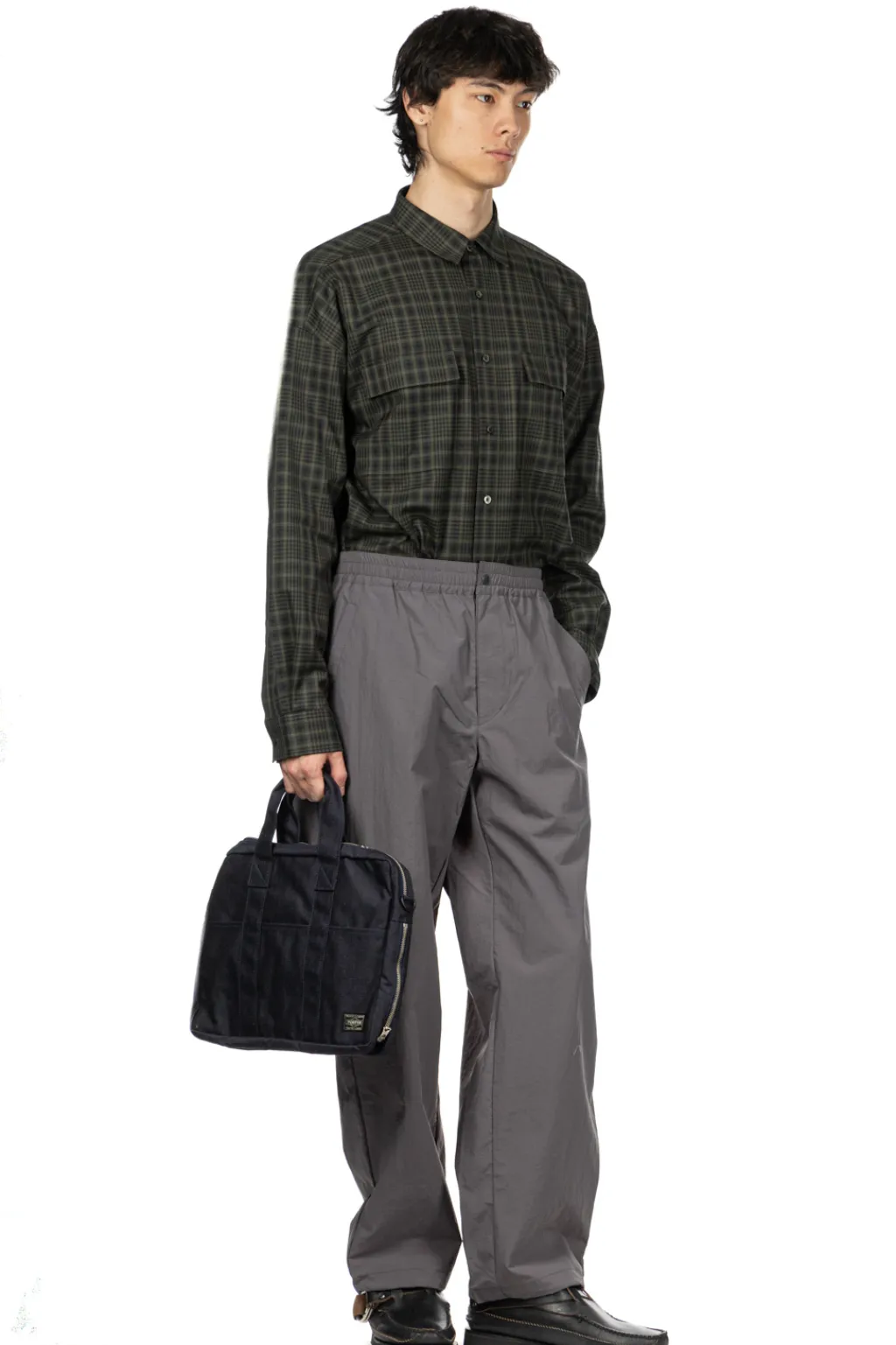 Clearance SOFTHYPHEN Nylon Wide Easy Pants