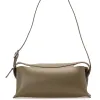 Online MARROW LEATHER Oblong Shoulder Bag - Dark Olive