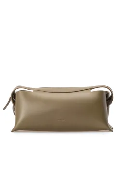 Online MARROW LEATHER Oblong Shoulder Bag - Dark Olive