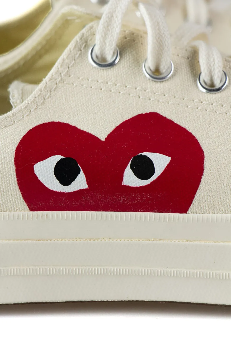 Online Comme Des Garcons Play Off-White Converse - Half Heart Chuck 70 Low Sneakers