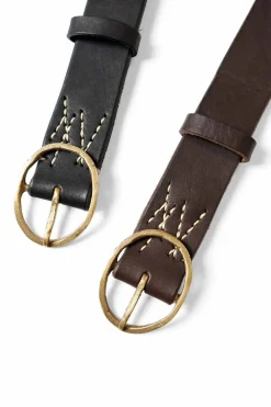 Discount Kapital Oil Leather PECOS Belt - 2 Colors
