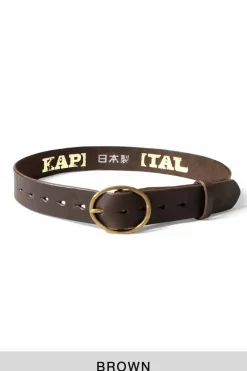 Discount Kapital Oil Leather PECOS Belt - 2 Colors