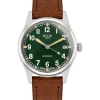 Online KUOE Watch OLD SMITH 90-002 Automatic - Green Dial Brown Strap with Date
