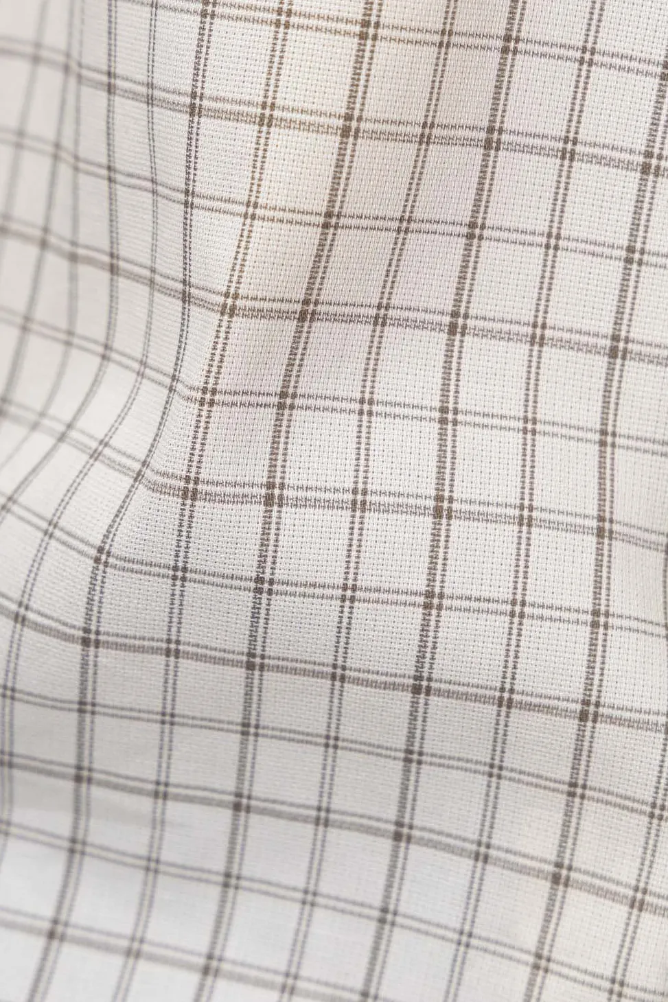 Online Nanamica Open Collar Panama Plaid SS Shirt - Beige
