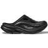 Discount Hoka ORA Recovery Mule - Black x Black