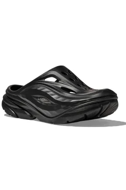 Discount Hoka ORA Recovery Mule - Black x Black