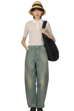 Hot AURALEE Orgainc Cotton Duck Pants - Ash Green