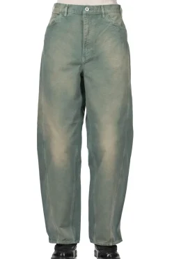 Hot AURALEE Orgainc Cotton Duck Pants - Ash Green